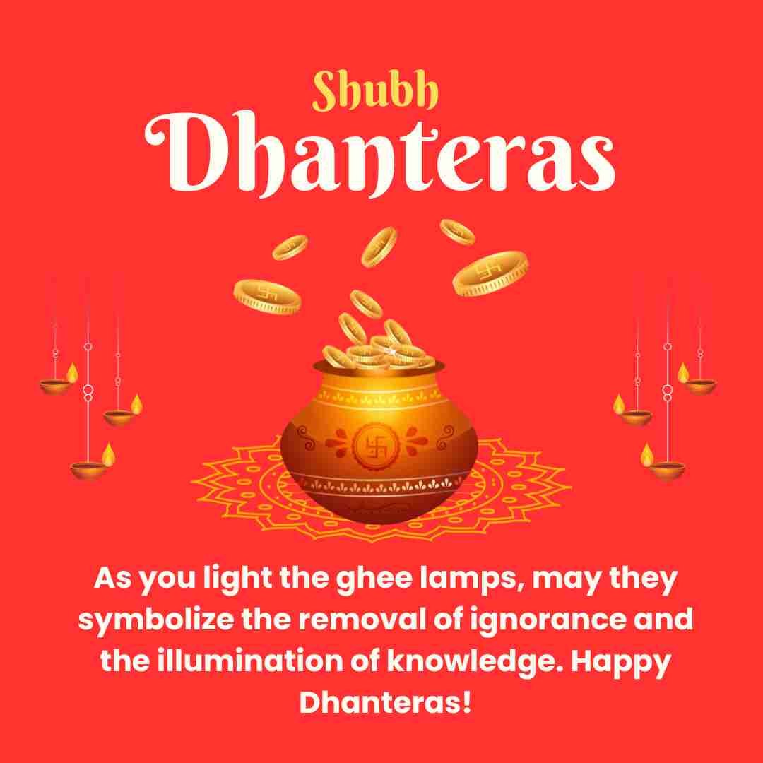 22+ Happy Dhanteras Status, Messages, Sms, Quotes, and Wishes | Copy ...